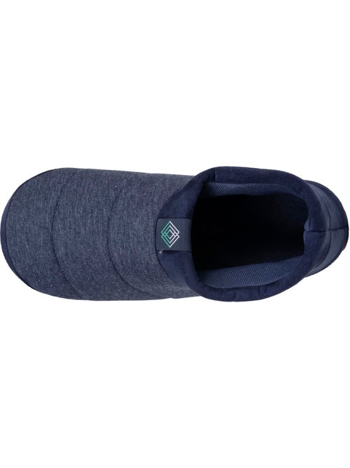 Chaussons bottillons micro éponge, semelle gomme homme - Kiabi