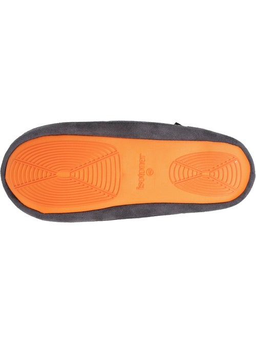 Chaussons bottillons micro éponge, semelle gomme homme Isotoner - Kiabi