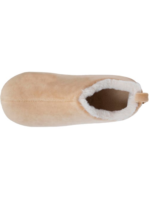 Chaussons bottillons microvelours - semelle à picots femme isotoner - Kiabi Chaussons bottillons microvelours - semelle à picots femme isotoner - Kiabi