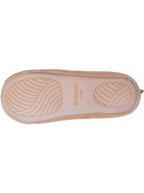 Chaussons bottillons microvelours - semelle à picots femme isotoner - Kiabi Chaussons bottillons microvelours - semelle à picots femme isotoner - Kiabi