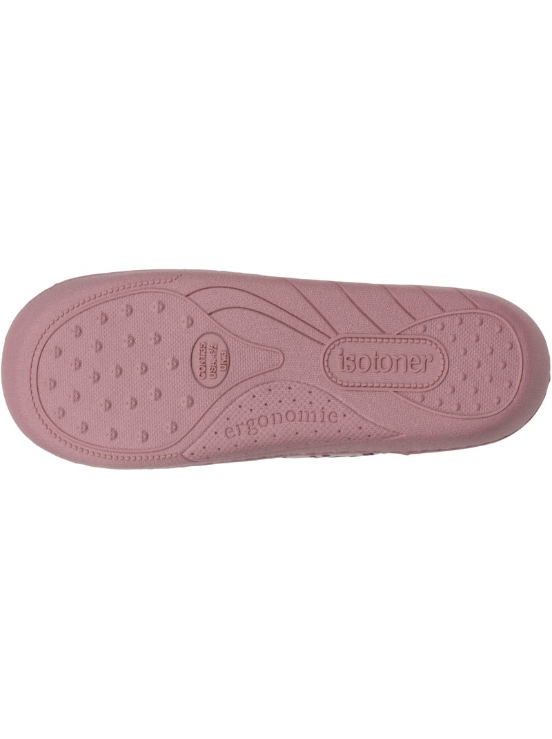 Chaussons bottillons microvelours léopard semelle fille Blanc / Rose / Beige - Kiabi