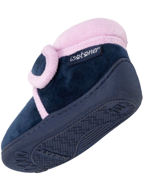 Chaussons bottillons microvelours maintien renforcé, bébé fille isotoner - Kiabi Chaussons bottillons microvelours maintien renforcé, bébé fille isotoner - Kiabi