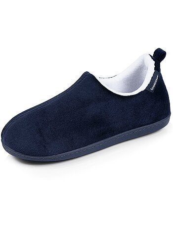 Chaussons bottillons microvelours semelle ergonomique soutien femme isotoner