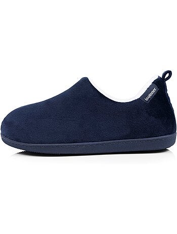 Chaussons bottillons microvelours semelle ergonomique soutien femme isotoner