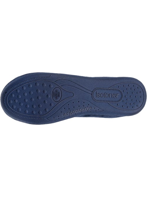 Chaussons bottillons microvelours semelle ergonomique soutien femme Isotoner - Kiabi