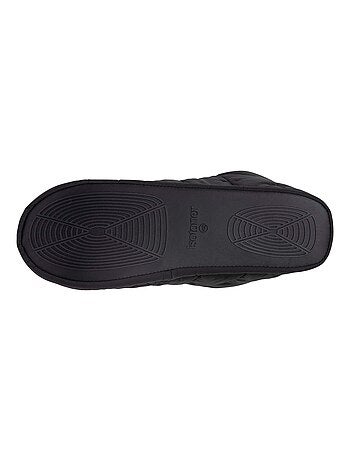 Chaussons bottillons nylon - Semelle gomme ultra souple homme Isotoner