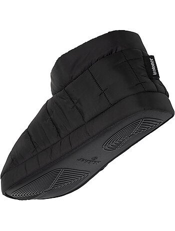 Chaussons bottillons nylon - Semelle gomme ultra souple homme Isotoner