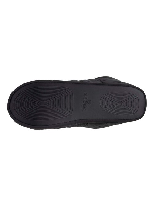 Chaussons bottillons nylon - Semelle gomme ultra souple homme Isotoner - Kiabi