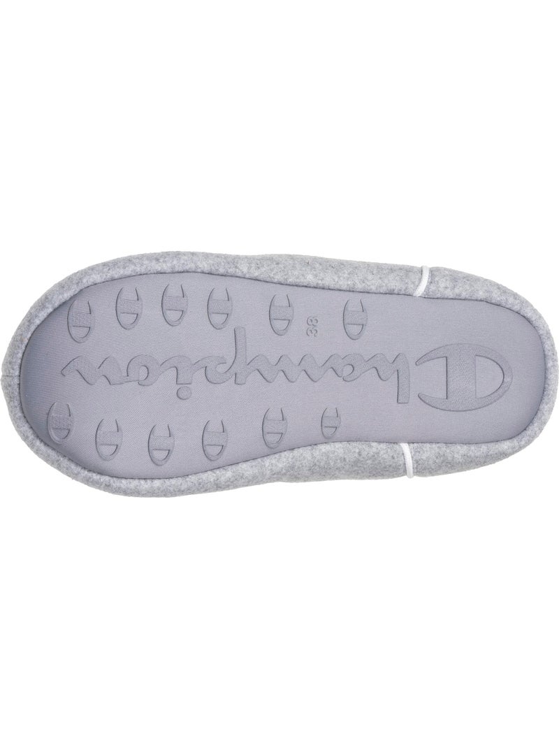 Chaussons bottillons polaire chinée doux pantoufle confort femme Champion Gris chiné - Kiabi