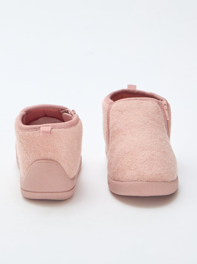 Chaussons bottillons Rose - Kiabi