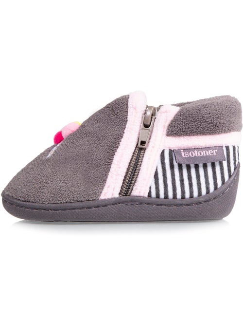 Chaussons bottillons semelle antidérapante bébé fille - Kiabi Chaussons bottillons semelle antidérapante bébé fille - Kiabi