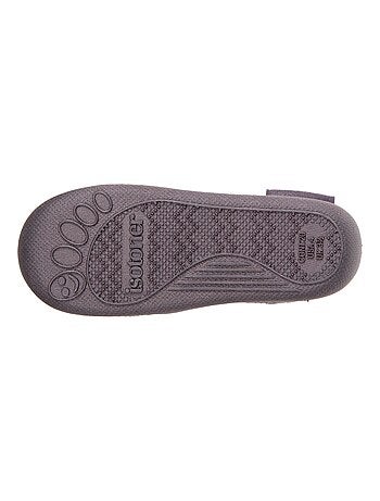 Chaussons bottillons semelle antidérapante bébé fille Isotoner