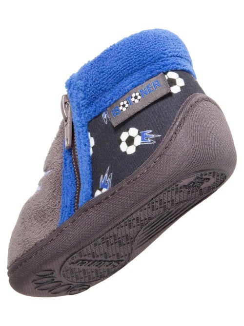 Chaussons bottillons semelle antidérapante bébé garçon Isotoner - Kiabi