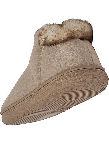Chaussons bottillons semelle bloup extra confort femme