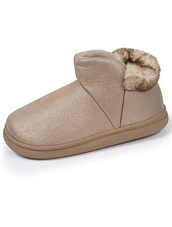 Chaussons bottillons semelle bloup extra confort femme Isotoner