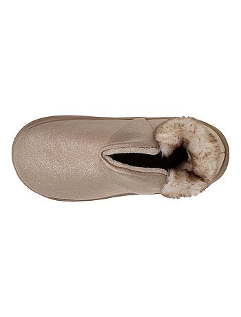 Chaussons bottillons semelle bloup extra confort femme Isotoner