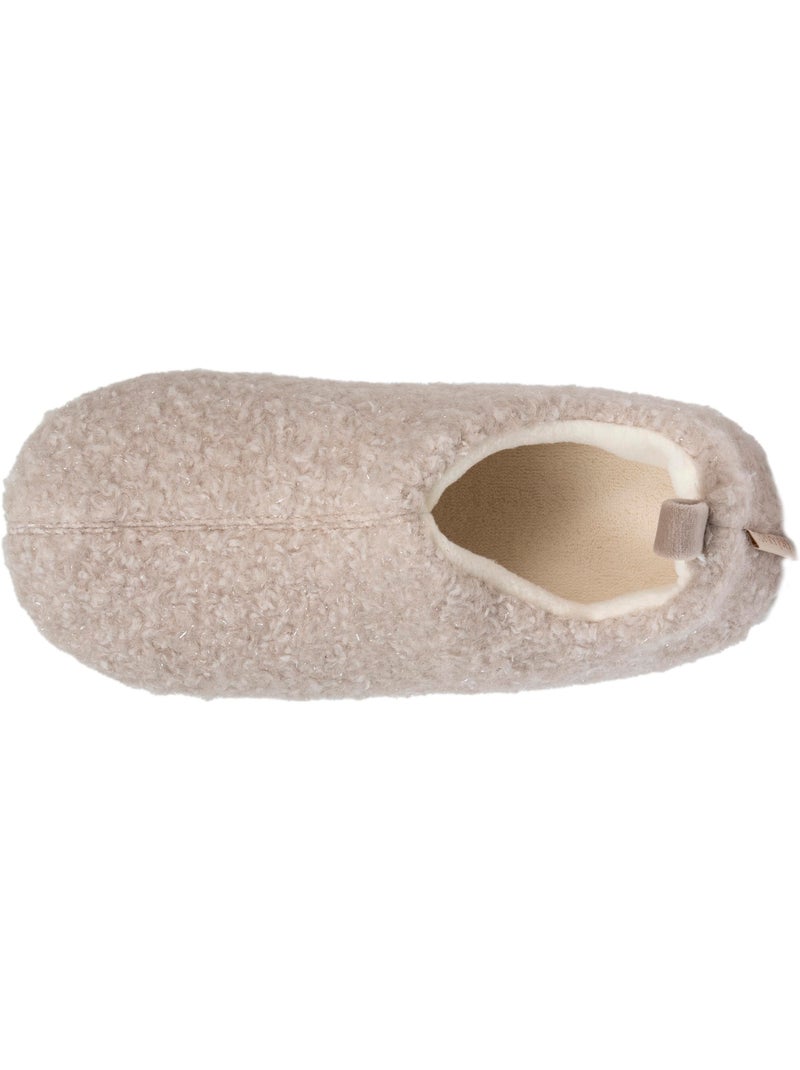 Chaussons bottillons sherpa, semelle antidérapante femme isotoner Beige - Kiabi