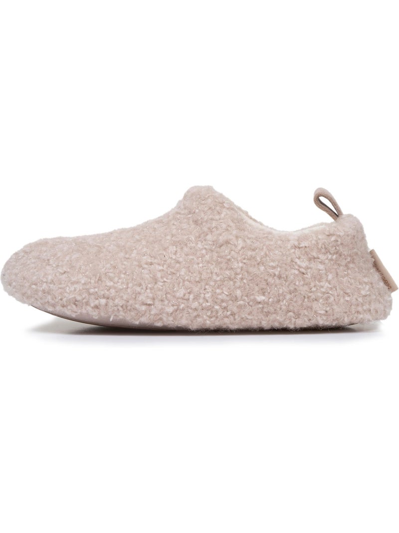 Chaussons bottillons sherpa, semelle antidérapante femme isotoner Beige - Kiabi