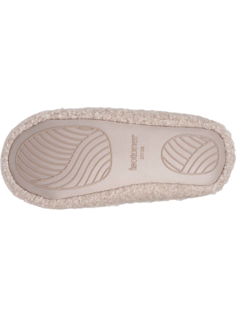 Chaussons bottillons sherpa, semelle antidérapante femme isotoner Beige - Kiabi