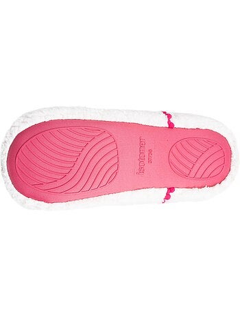 Chaussons bottillons sherpa, semelle gomme ultra souple femme isotoner
