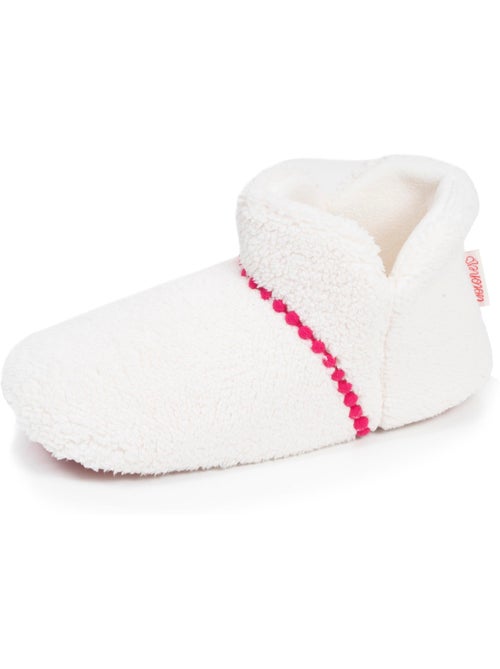 Chaussons bottillons sherpa, semelle gomme ultra souple femme isotoner - Kiabi Chaussons bottillons sherpa, semelle gomme ultra souple femme isotoner - Kiabi