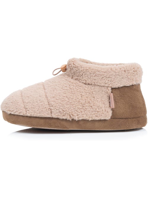 Chaussons bottillons sherpa, semelle gomme ultra souple homme isotoner - Kiabi