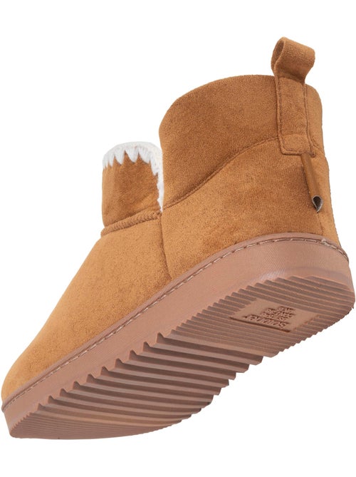 Chaussons bottillons Suédine - semelle crantée femme Isotoner - Kiabi Chaussons bottillons Suédine - semelle crantée femme Isotoner - Kiabi