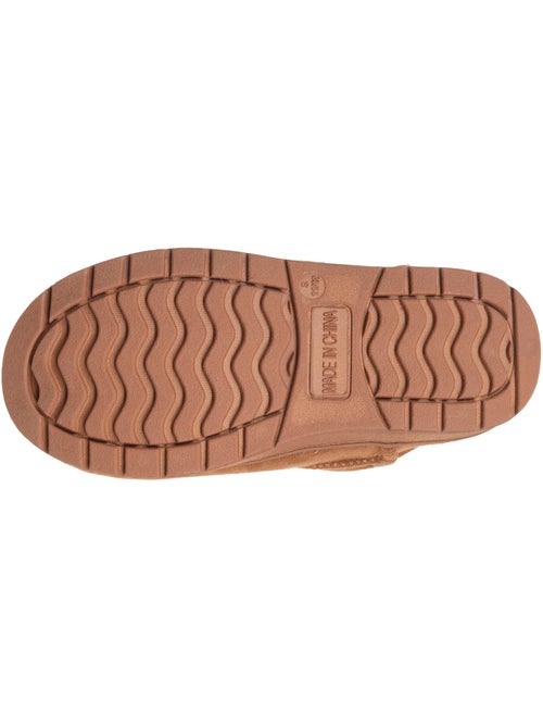 Chaussons bottillons suédine - semelle crantée garçon isotoner - Kiabi