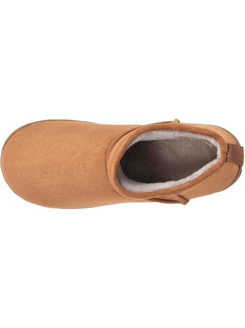 Chaussons bottillons suédine - semelle crantée homme isotoner - Kiabi