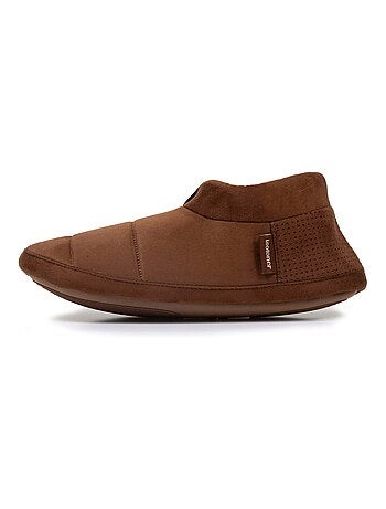 Chaussons bottillons suédine - Semelle gomme ultra souple homme Isotoner