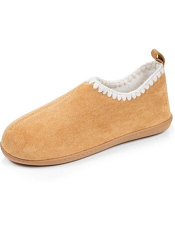 Chaussons bottillons suédine semelle bloup extra confort femme