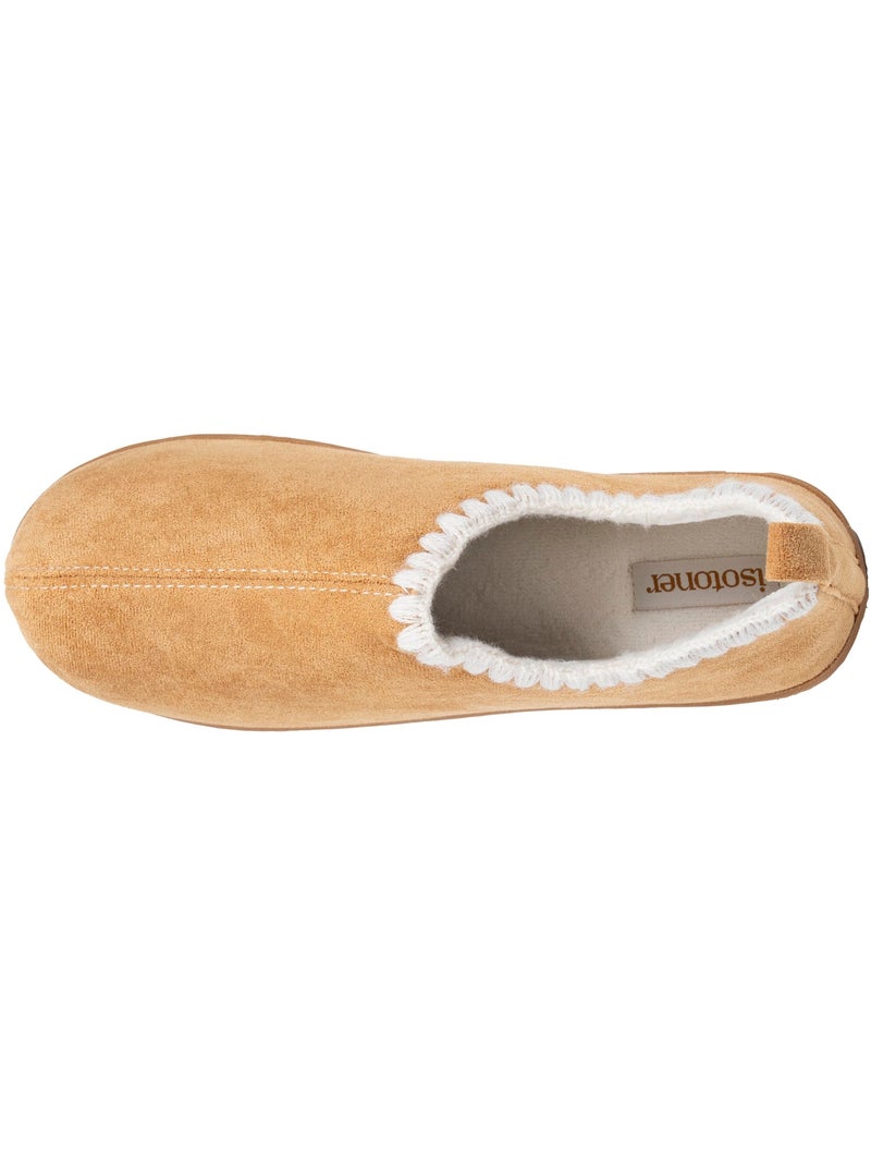 Chaussons bottillons suédine semelle bloup extra confort femme Camel - Kiabi