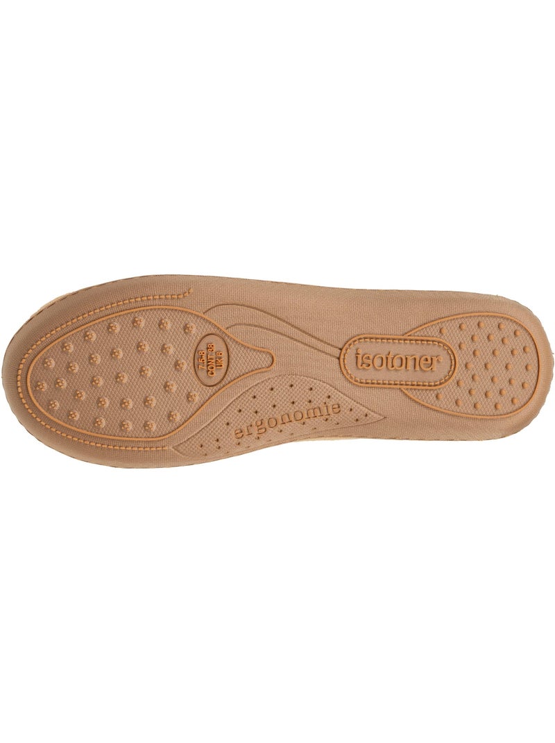 Chaussons bottillons suédine semelle bloup extra confort femme Camel - Kiabi