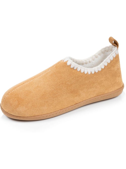 Chaussons bottillons suédine semelle bloup extra confort femme Isotoner - Kiabi