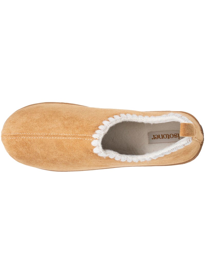 Chaussons bottillons suédine semelle bloup extra confort femme Isotoner Camel - Kiabi