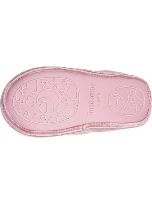 Chaussons bottillons suédine, semelle gomme antidérapante fille isotoner - Kiabi Chaussons bottillons suédine, semelle gomme antidérapante fille isotoner - Kiabi