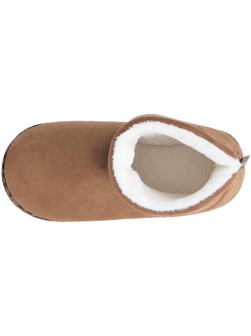 Chaussons bottillons suédine, semelle gomme ultra souple femme isotoner - Kiabi Chaussons bottillons suédine, semelle gomme ultra souple femme isotoner - Kiabi