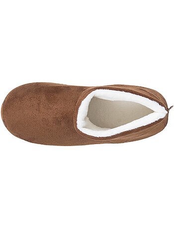 Chaussons bottillons suédine, semelle gomme ultra souple homme isotoner