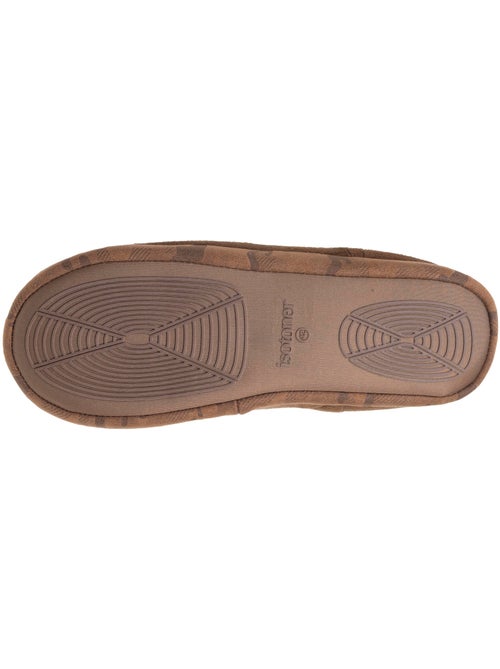 Chaussons bottillons suédine, semelle gomme ultra souple homme isotoner - Kiabi