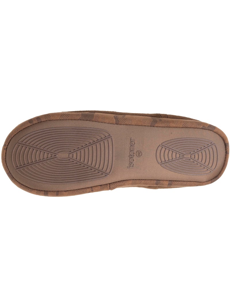 Chaussons bottillons suédine, semelle gomme ultra souple homme isotoner Camel - Kiabi