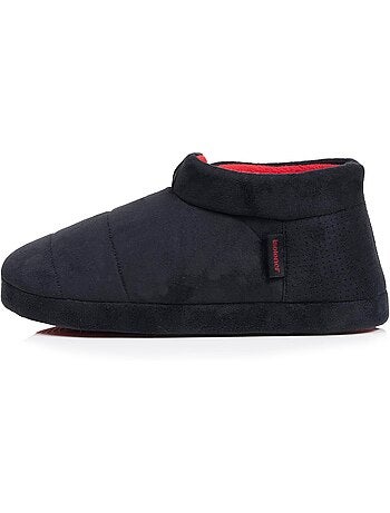 Chaussons bottillons suédine, semelle gomme ultra souple homme isotoner