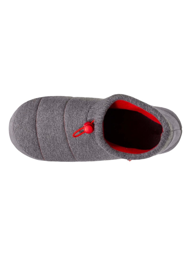 Chaussons bottillons ultra confortables et légères, semelle en gomme antidérapante homme Isotoner Gris chiné - Kiabi