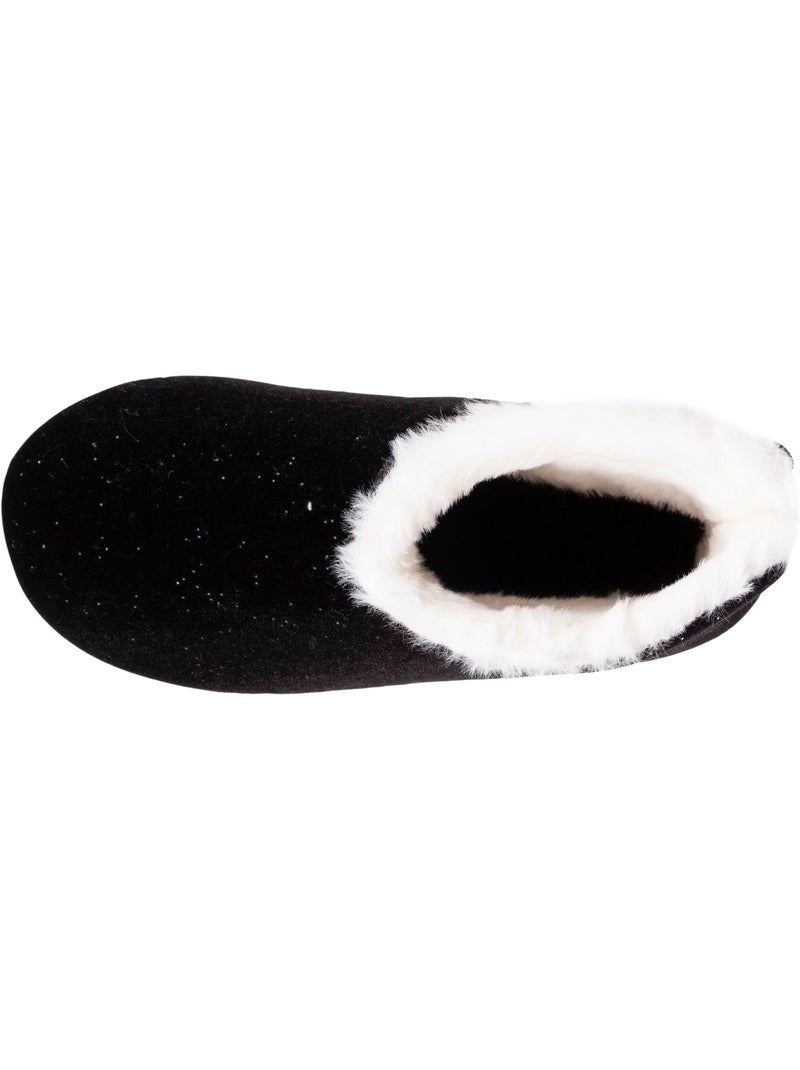 Chaussons bottillons ultra confortables et légères, semelle femme Isotoner Noir - Kiabi