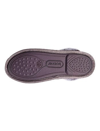 Chaussons bottillons ultra confortables fausse fourrure femme Isotoner