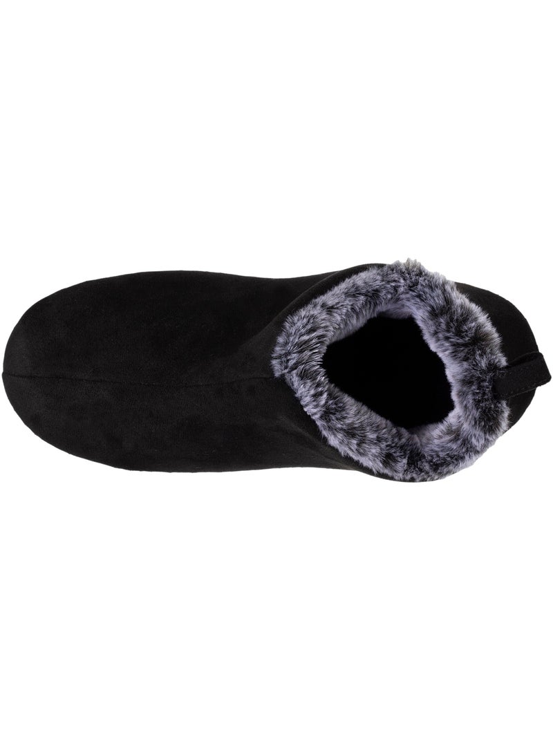 Chaussons bottillons ultra confortables femme isotoner Noir - Kiabi