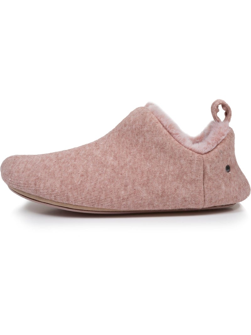 Chaussons bottillons ultra confortables femme isotoner Rose poudré - Kiabi