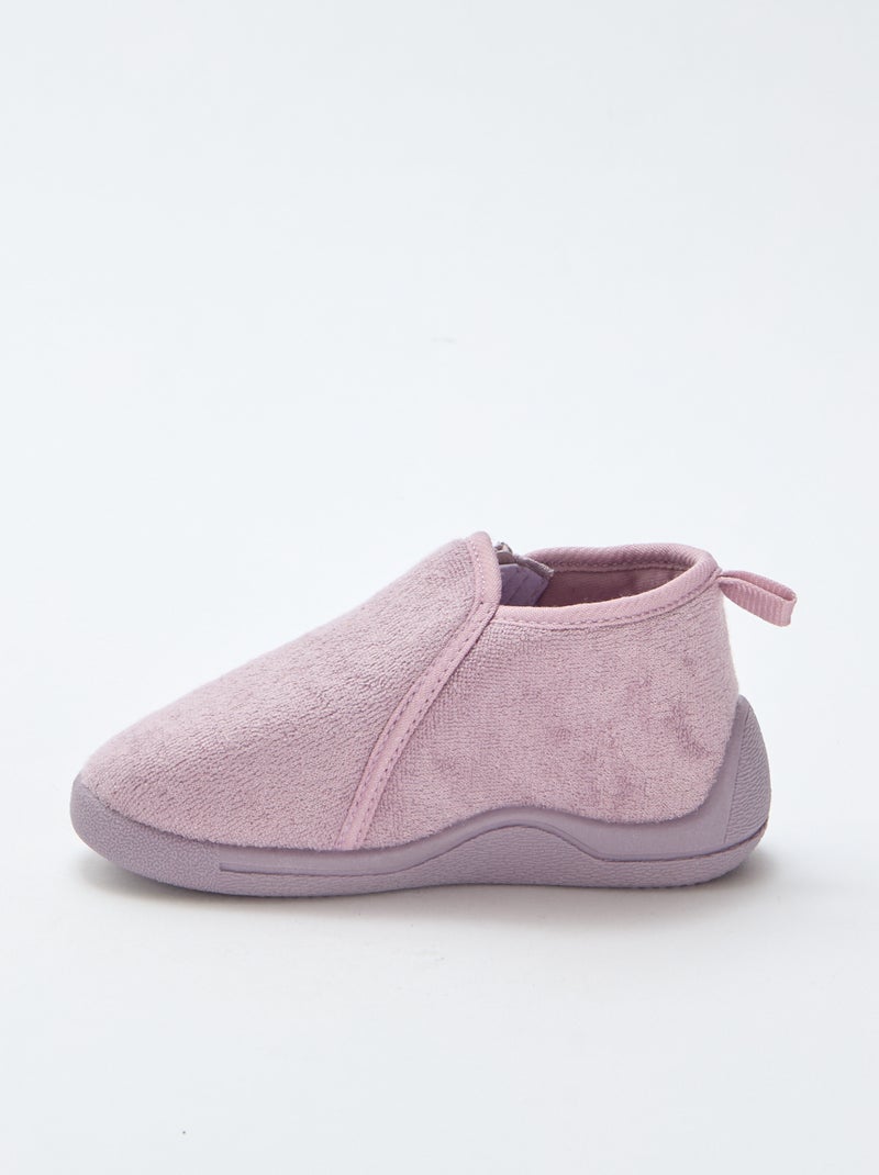 Chaussons bottillons Violet - Kiabi