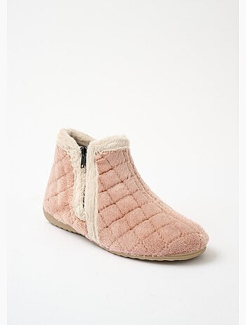 Chaussons bottines chauds largeur confort - Afibel