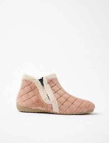 Chaussons bottines chauds largeur confort - Afibel