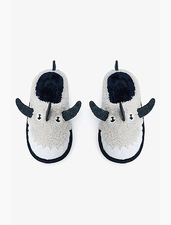 Chaussons bottines enfant shark avec détail brodé penti
